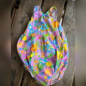 FLAP HAPPY sz 3 (XXL) / 2.5Y-3.5Y NWT SWIM DIAPER BATHING SUIT purple beach